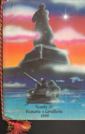 Calendario Scuola di Fanteria e Cavalleria Anno 1989. Con Cordoncino Originale