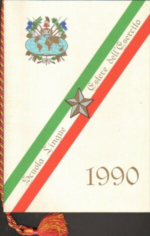 Calendario Scuola Lingue Estere dell'Esercito Anno 1990 - Con Cordoncino Originale