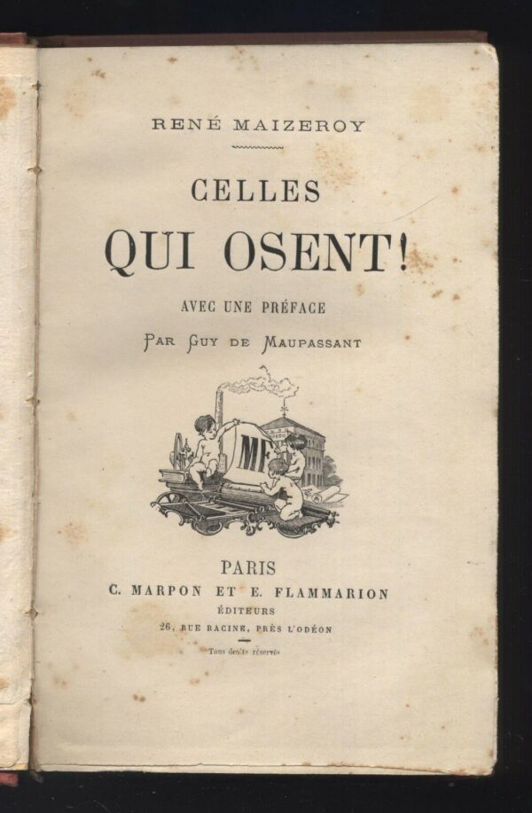 CELLES-QUI-OSENT-di-Rene-Maizeroy-ed-C-Marpon-ed-1883-E-Flammarion-B11-111564813715