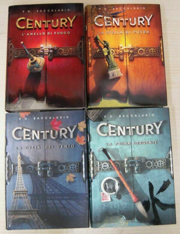 CENTURY-Saga-completa-4-Volumi-di-P-D-Baccalario-ed-Piemme-124020729495