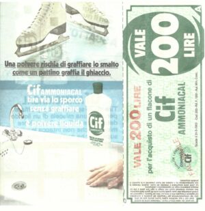 CIF ammoniacal buono sconto del 1983 - Pubblicità/Advertising