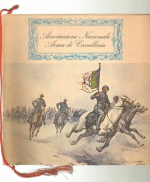 Calendario Associazione Nazionale Arma di Cavalleria 1979 cordoncino originale