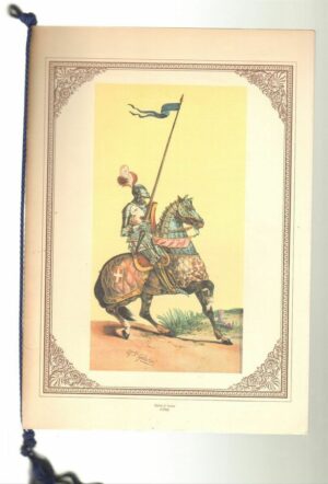 Calendario Associazione Nazionale Arma di Cavalleria Anno 1982 con cordoncino