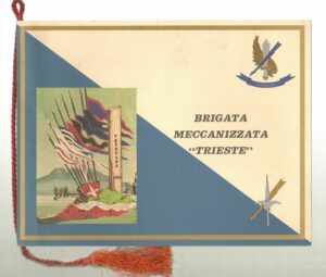 Calendario Brigata Meccanizzata Trieste Anno 1979. Con cordoncino originale