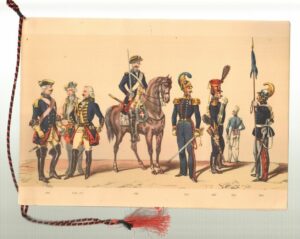 Calendario Reggimento Cavalleria di Savoia Anno 1955 Con cordoncino originale