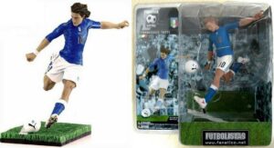 Campioni Azzurri FRANCESCO TOTTI Action Figure Futbolistas 16cm AS Roma Fanatico