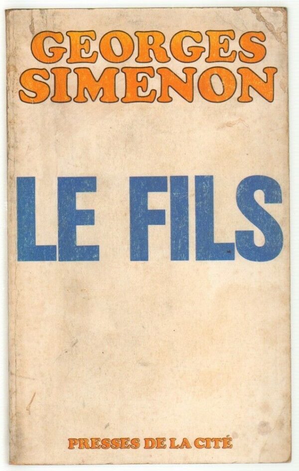 Georges-Simenon-LE-FILS-ed-Presses-De-La-Cite-1957-Libro-in-Francese-Presses-113608366675