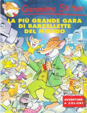 Geronimo Stilton LA PIU' GRANDE GARA DI BARZELLETTE MONDO Ed. Fuori Comm. Kinder