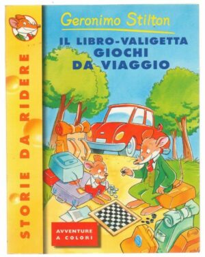 Geronimo Stilton n. 28 IL LIBRO-VALIGETTA GIOCHI DA VIAGGIO ed. Piemme