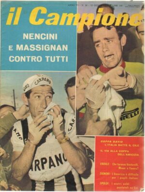 IL CAMPIONE anno 1960 n. 24 del 13 Giugno Nencini e Massignan contro tutti