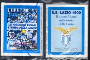LE FIGURINE SULLA STORIA DELLA LAZIO pacchetto SIGILLATO Con segno di penna