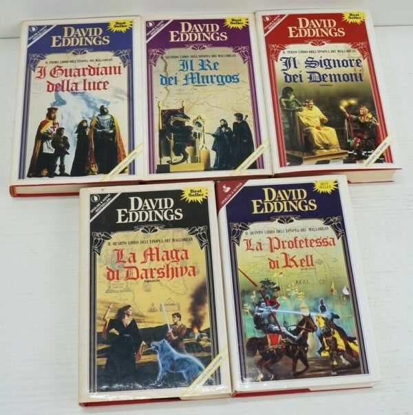LEPOPEA-DEI-MALLOREAN-Saga-Completa-n-5-vol-di-D-Eddings-ed-Sperling-123890638165