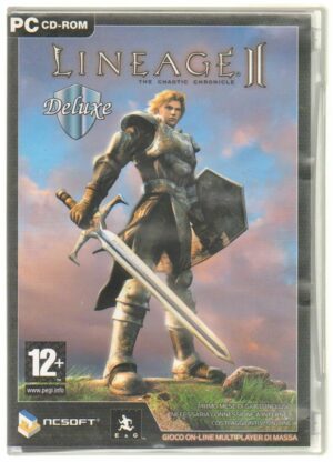 LINEAGE II. 2. Deluxe. Versione 3 dischi Videogioco PC ITA  COMPLETO DI MANUALE