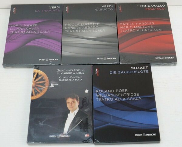 LOTTO-n-5-DVD-n-5-CD-Audio-Opere-Liriche-Teatro-alla-Scala-Intesa-Sanpaolo-113875419125-2