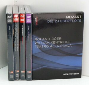 LOTTO n. 5 DVD + n. 5 CD Audio Opere Liriche Teatro alla Scala. Intesa Sanpaolo