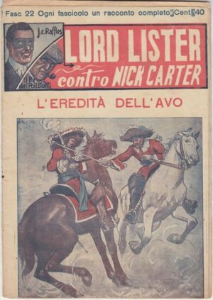 Lord Lister contro Nick Carter fasc. 22: L'EREDITA' DELL'AVO