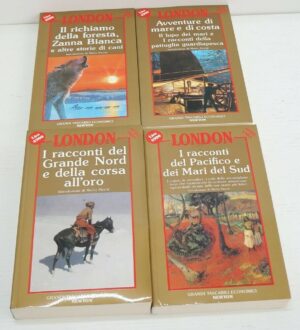 Lotto n. 4 volumi dei Romanzi di JACK LONDON ed. Newton Compton