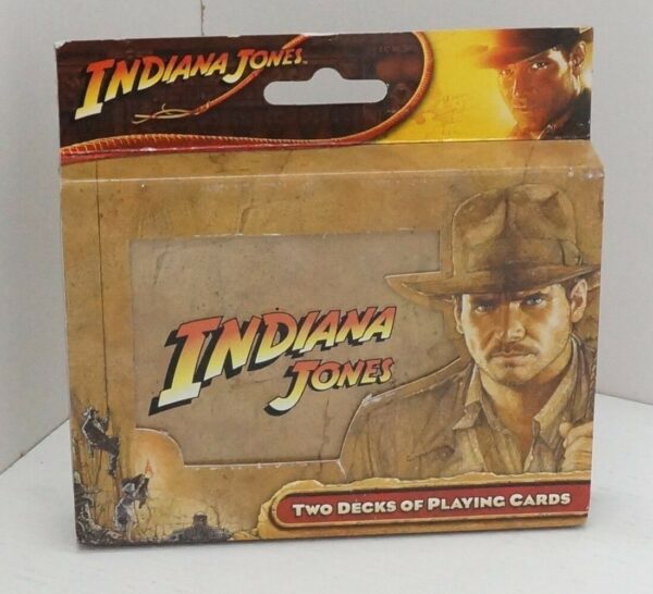 Mazzo-Carte-da-Gioco-INDIANA-JONES-con-Custodia-in-metallo-Cartamundi-113587277665