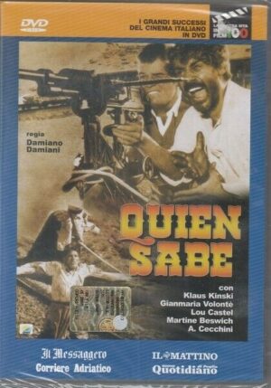 QUIEN SABE  Vol.45 Gianmaria Volonte'  DVD in Italiano Versione da edicola