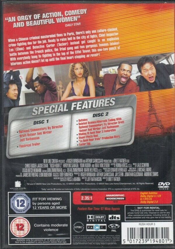RUSH-HOUR-3-con-Tucker-e-Chan-n-2-DVD-Edizione-Regno-Unito-124066001645-2