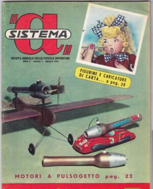 Rivista Il Sistema A. Anno 1958 n. 1. La rivista delle piccole invenzioni