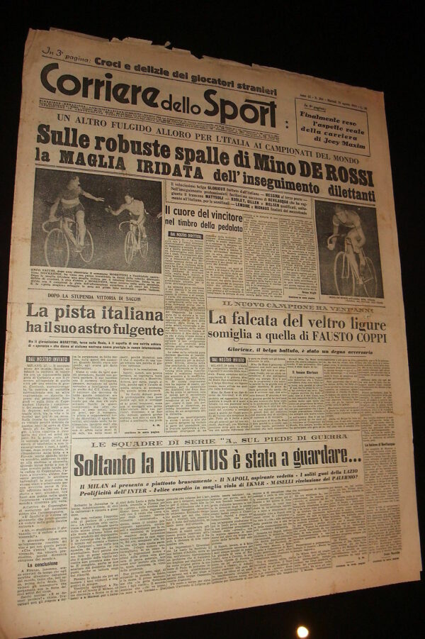 ST-CORRIERE-DELLO-SPORT-anno-32-n204-28-agosto-1951-DE-ROSSI-111080887695