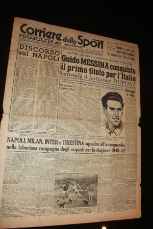 (ST) CORRIERE DELLO SPORT del mattino anno 29 n.199 (27 agosto 1948) MESSINA