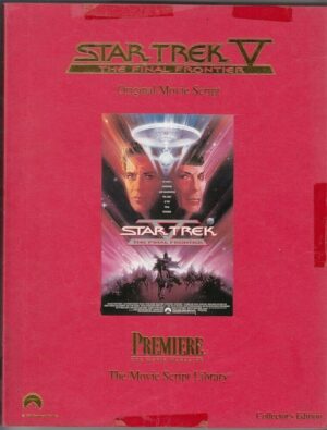 STAR TREK V. The Final Frontier Original Movie Script Sceneggiatura Originale