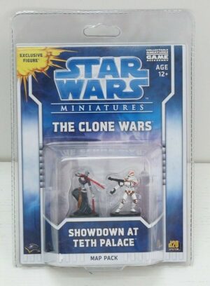 Star Wars Miniatures THE CLONE WARS Showdown at Teth Palace Action Figure Wizard
