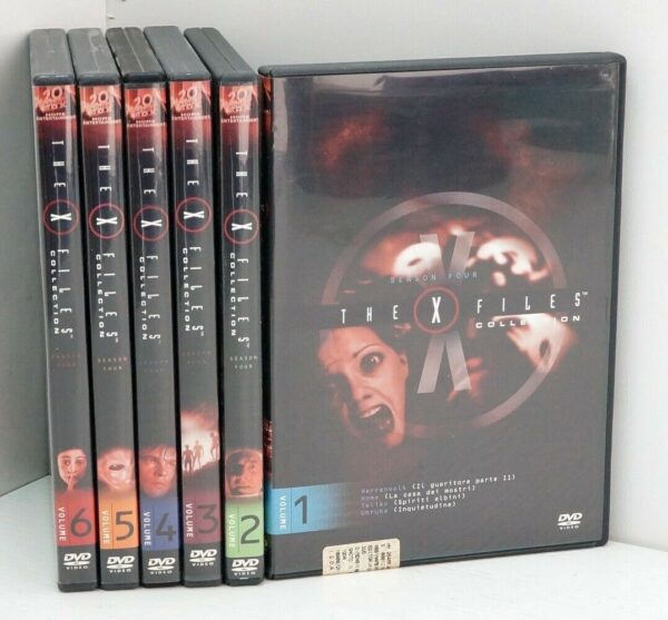 THE-X-FILES-Collection-Stagione-4-Completa-n-6-DVD-ITA-Editoriali-113875373135