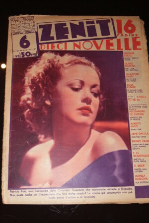 ZENIT (8 NOVELLE) anno VIII N. 6 rivista del 1937