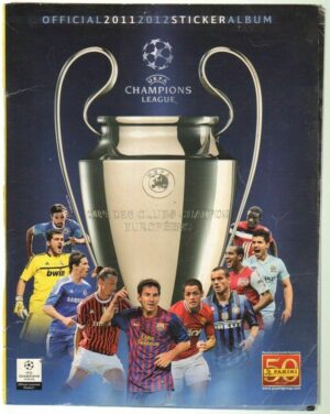 Album CALCIATORI CHAMPIONS LEAGUE 2011 - 2012. Incompleto. Mancano 98 figurine