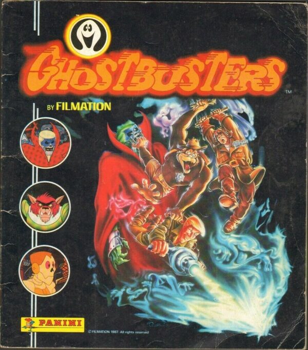 Album-Figurine-GHOSTBUSTERS-by-Filmation-Incompleto-mancano-90-figurine-su-240-123903611226