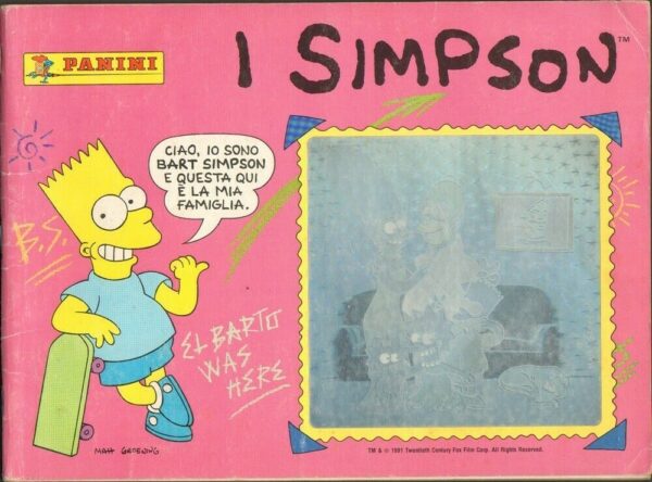 Album-Figurine-I-SIMPSON-Panini-1991-Incompleto-mancano-45-figurine-su-204-123904648986