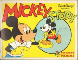 Album Figurine MICKEY STORY. Disney. Incompleto. Presenti 98 figurine su 360