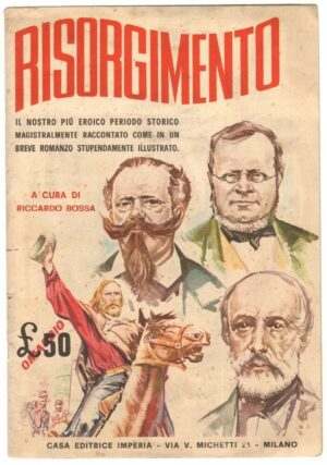 Album Figurine RISORGIMENTO ed. Imperia 1965 INCOMPLETO