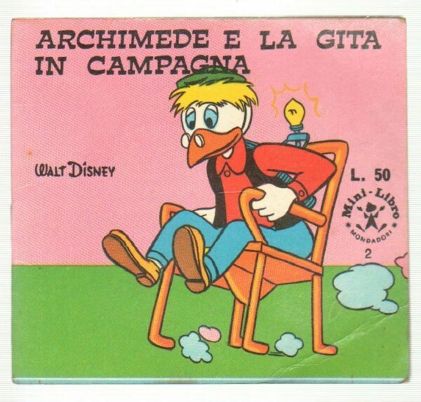 Archimede-e-la-gita-in-campagna-di-Walt-Disney-Mini-Libro-n-2-ed-Mondadori-122862423506