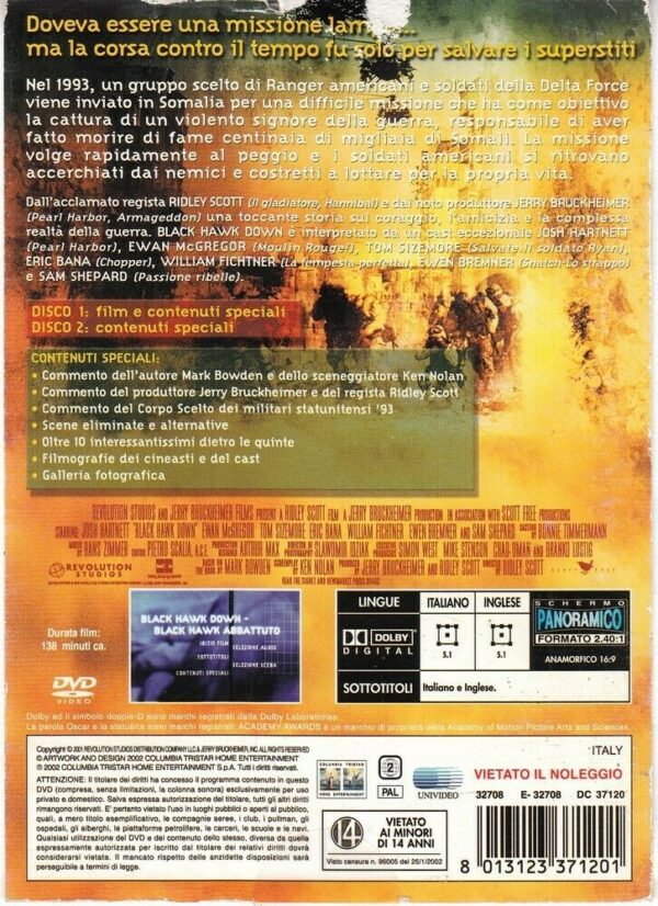 BLACK-HWK-DOWN-Black-Hwk-Abbattuto-Special-Edition-n-2-DVD-ITA-124066881636-2