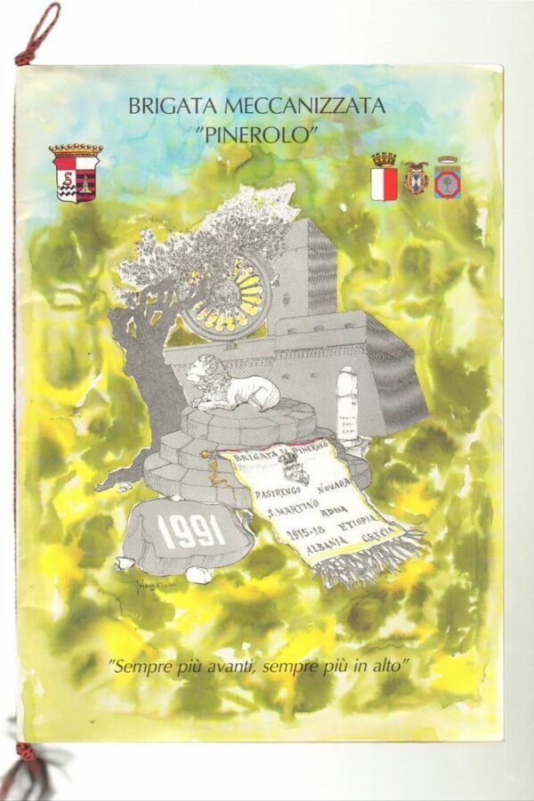 Calendario-Brigata-Meccanizzata-Pinerolo-Anno-1991-Con-cordoncino-originale-112697279306