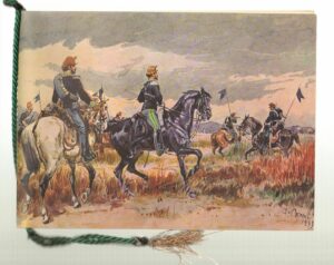 Calendario Cavalleggeri di Montebello Anno 1968 Con cordoncino originale