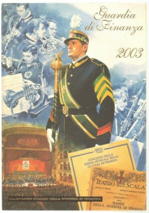Calendario Guardia di Finanza anno 2003 - Senza Cordoncino Originale