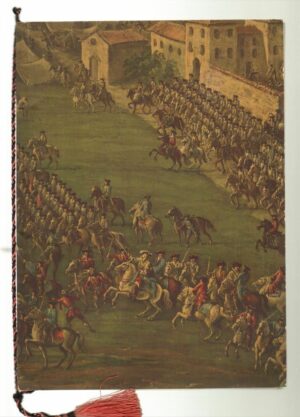 Calendario Reggimento Cavalleria di Savoia Anno 1958 Con cordoncino originale