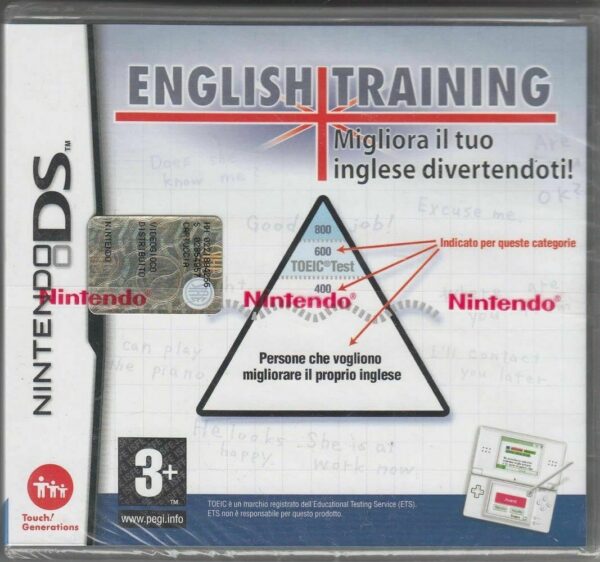 ENGLISH-TRAINING-Migliora-i-tuo-inglese-Triangolo-Blu-Nintendo-DS-ITA-NUOVO-112341683006