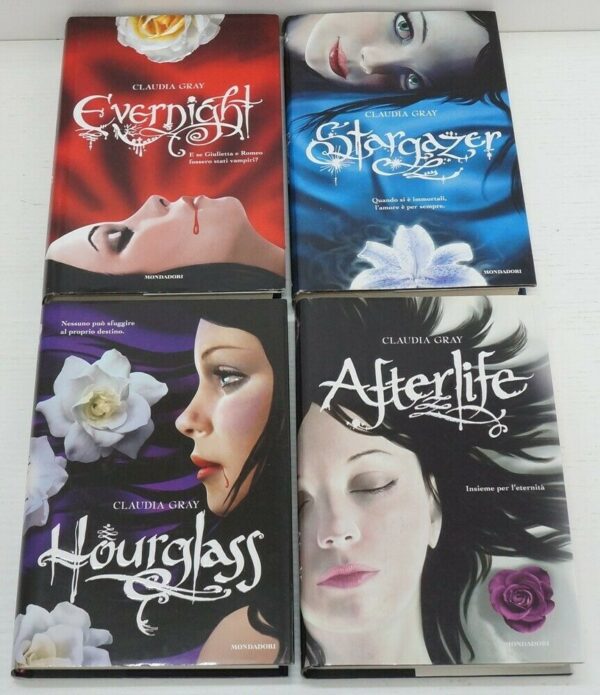 EVERNIGHT-Saga-Completa-4-vol-di-C-Gray-ed-Mondadori-Stargazer-Hourglass-Af-113828699236