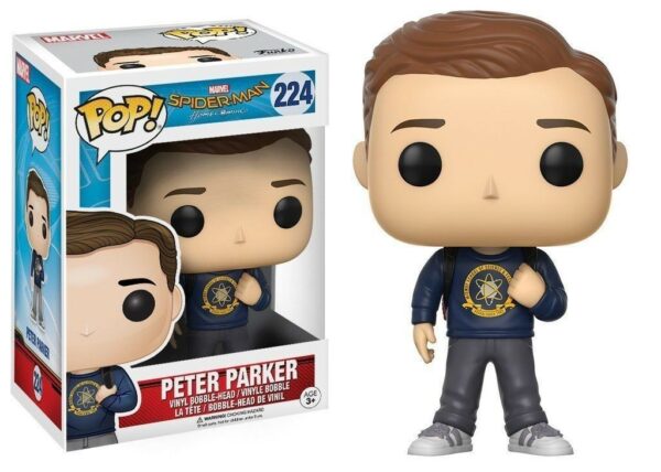 FUNKO-POP-Peter-Parker-Spider-Man-Marvel-n-224-Vinyl-Figure-10cm-Funko-113422248736