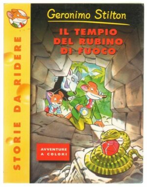 Geronimo Stilton n. 30 IL TEMPIO DEL RUBINO DI FUOCO ed. Piemme