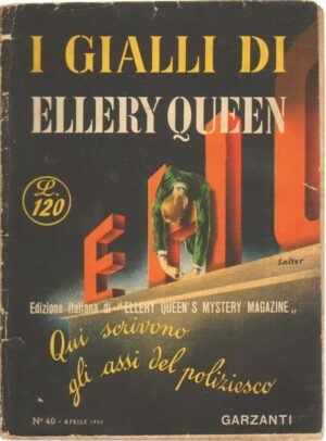 I Gialli di Ellery Queen n. 40 ed. Garzanti 1953 Aprile