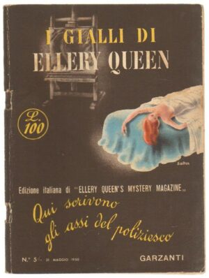 I Gialli di Ellery Queen n. 5 ed. Garzanti 1950 Maggio