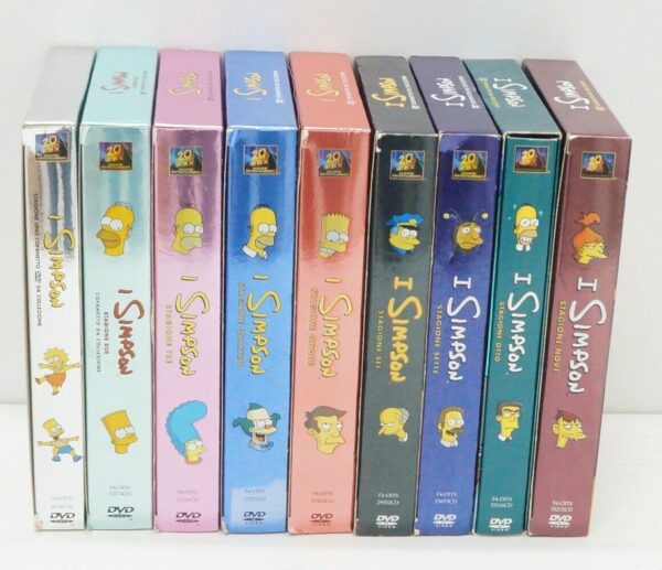 I-SIMPSON-Stagioni-Complete-da-1-a-9-DVD-ITA-tutte-in-Cofanetto-114109556556