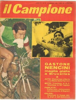 IL CAMPIONE anno 1960 n. 26 del 27 Giugno Nencini maglia gialla a Bruxelles